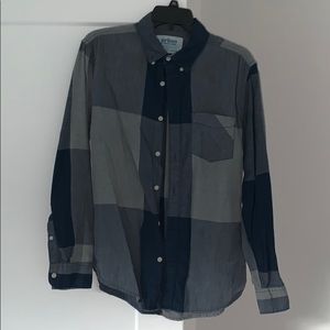 Plaid button down